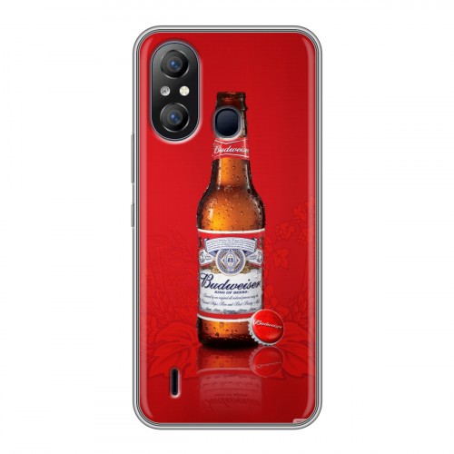 Дизайнерский силиконовый чехол для Itel A49 Budweiser