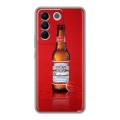 Дизайнерский силиконовый чехол для Vivo V27e Budweiser