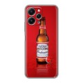 Дизайнерский силиконовый чехол для Xiaomi RedMi 12 Budweiser