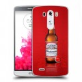 Дизайнерский пластиковый чехол для LG G3 (Dual-LTE) Budweiser