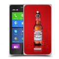 Дизайнерский силиконовый чехол для Nokia XL Budweiser