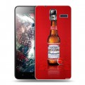 Дизайнерский силиконовый чехол для Lenovo S580 Ideaphone Budweiser