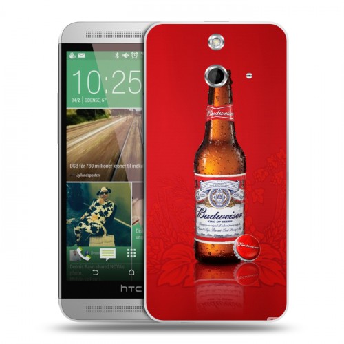 Дизайнерский пластиковый чехол для HTC One E8 Budweiser