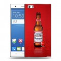 Дизайнерский пластиковый чехол для ZTE Star 1 Budweiser