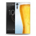 Дизайнерский пластиковый чехол для Sony Xperia XZs Budweiser