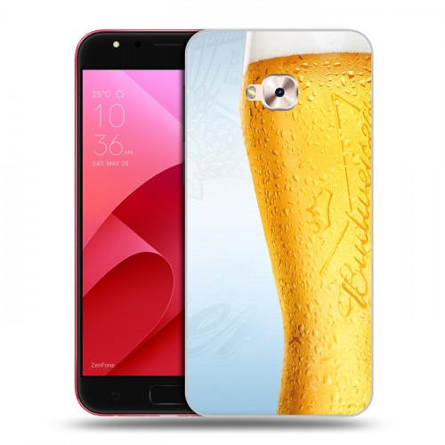 Дизайнерский пластиковый чехол для ASUS ZenFone 4 Selfie Pro Budweiser