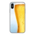 Дизайнерский силиконовый чехол для Iphone x10 Budweiser