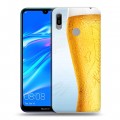 Дизайнерский пластиковый чехол для Huawei Y6 (2019) Budweiser