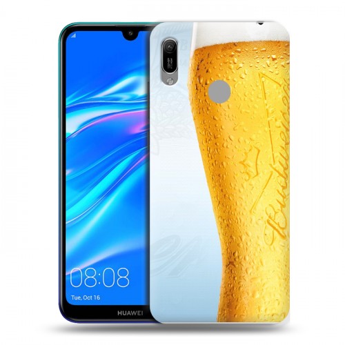 Дизайнерский пластиковый чехол для Huawei Y6 (2019) Budweiser