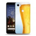 Дизайнерский пластиковый чехол для Google Pixel 3a XL Budweiser