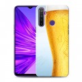 Дизайнерский силиконовый чехол для Realme 5 Budweiser