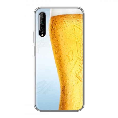 Дизайнерский силиконовый чехол для Huawei Y9s Budweiser