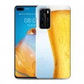 Дизайнерский пластиковый чехол для Huawei P40 Budweiser