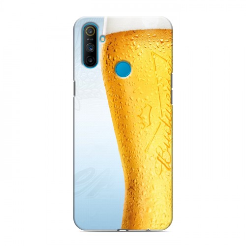 Дизайнерский силиконовый чехол для Realme C3 Budweiser