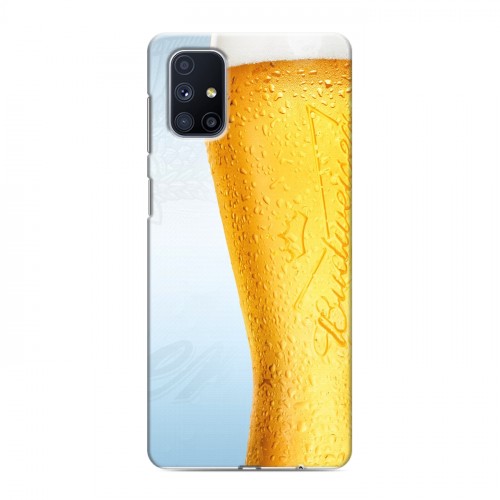 Дизайнерский пластиковый чехол для Samsung Galaxy M51 Budweiser