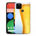 Дизайнерский пластиковый чехол для Google Pixel 5 Budweiser