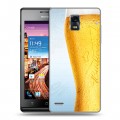 Дизайнерский пластиковый чехол для Huawei Ascend P1 Budweiser