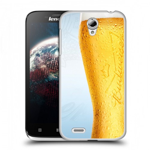 Дизайнерский пластиковый чехол для Lenovo A859 Ideaphone Budweiser