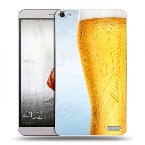 Дизайнерский пластиковый чехол для Huawei MediaPad X2 Budweiser