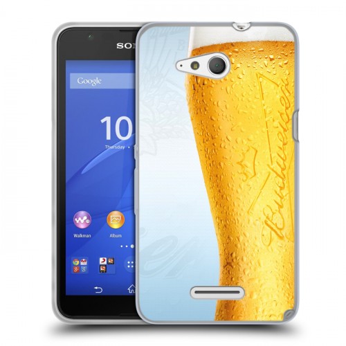 Дизайнерский пластиковый чехол для Sony Xperia E4g Budweiser