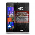 Дизайнерский пластиковый чехол для Microsoft Lumia 540 Budweiser