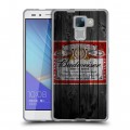 Дизайнерский пластиковый чехол для Huawei Honor 7 Budweiser