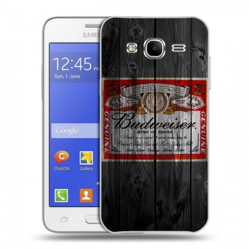 Дизайнерский силиконовый чехол для Samsung Galaxy J7 Budweiser