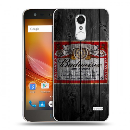 Дизайнерский пластиковый чехол для ZTE Blade X5 Budweiser