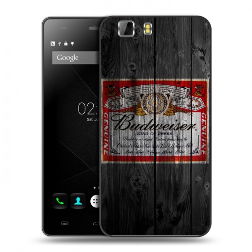 Дизайнерский силиконовый чехол для Doogee X5 Budweiser