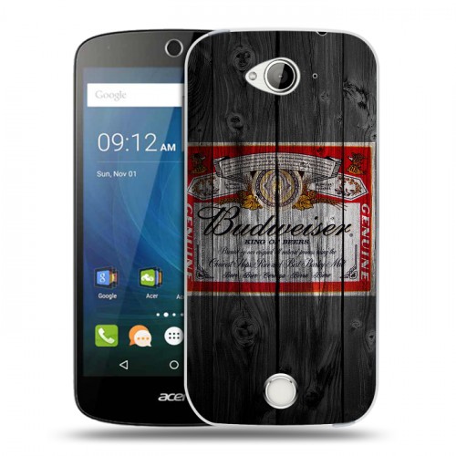 Дизайнерский силиконовый чехол для Acer Liquid Z530 Budweiser