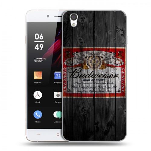 Дизайнерский пластиковый чехол для OnePlus X Budweiser