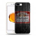 Дизайнерский пластиковый чехол для Iphone 7 Plus / 8 Plus Budweiser