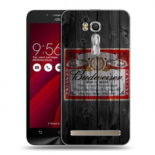 Дизайнерский силиконовый чехол для ASUS Zenfone Go 5.5 Budweiser