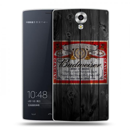 Дизайнерский силиконовый чехол для Homtom HT7 Budweiser