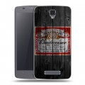 Дизайнерский силиконовый чехол для ZTE Blade L5 Budweiser