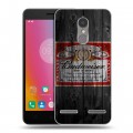 Дизайнерский пластиковый чехол для Lenovo K6 Budweiser