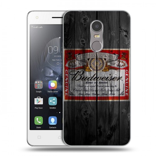 Дизайнерский пластиковый чехол для Lenovo K6 Note Budweiser