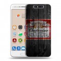 Дизайнерский пластиковый чехол для ZTE Blade V8 Budweiser