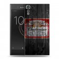 Дизайнерский пластиковый чехол для Sony Xperia XZs Budweiser