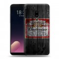 Дизайнерский пластиковый чехол для Meizu 15 Plus Budweiser