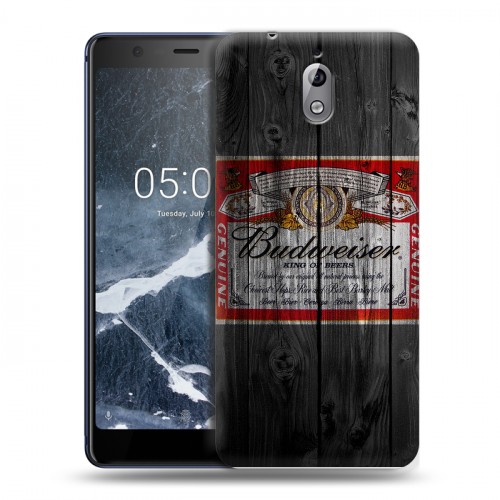 Дизайнерский силиконовый чехол для Nokia 3.1 Budweiser