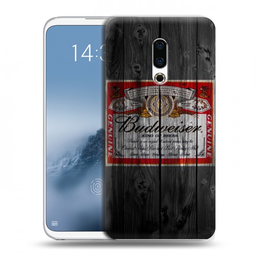 Дизайнерский силиконовый чехол для Meizu 16th Plus Budweiser