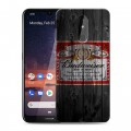 Дизайнерский силиконовый чехол для Nokia 3.2 Budweiser