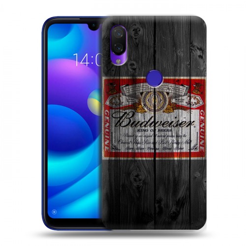 Дизайнерский пластиковый чехол для Xiaomi Mi Play Budweiser