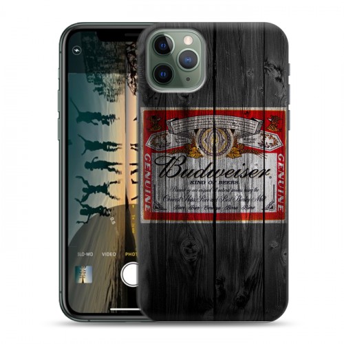 Дизайнерский пластиковый чехол для Iphone 11 Pro Budweiser