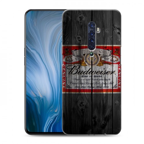 Дизайнерский пластиковый чехол для OPPO Reno2 Z Budweiser