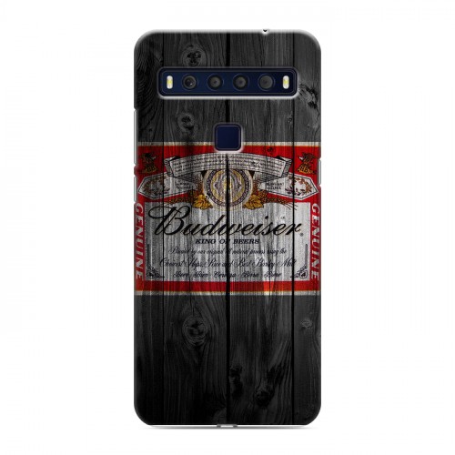 Дизайнерский пластиковый чехол для TCL 10L Budweiser