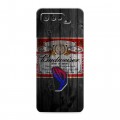 Дизайнерский силиконовый чехол для ASUS ROG Phone 5 Budweiser