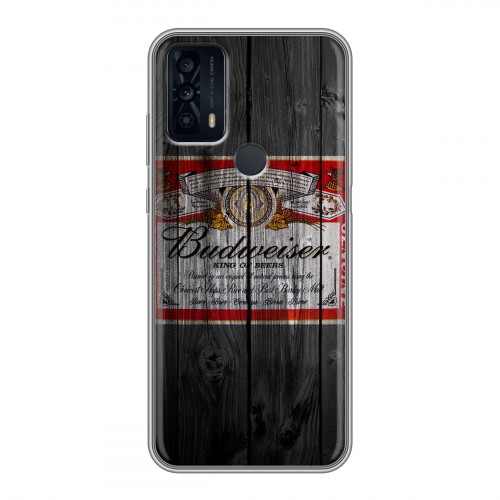 Дизайнерский силиконовый чехол для TCL 20B Budweiser