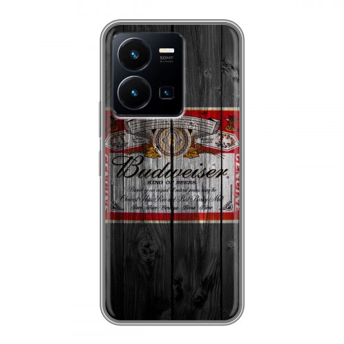 Дизайнерский силиконовый чехол для Vivo Y35 Budweiser